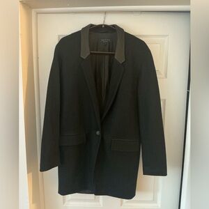 Rag & Bone women’s Black 100% Wool Blazer/Coat. Size small
